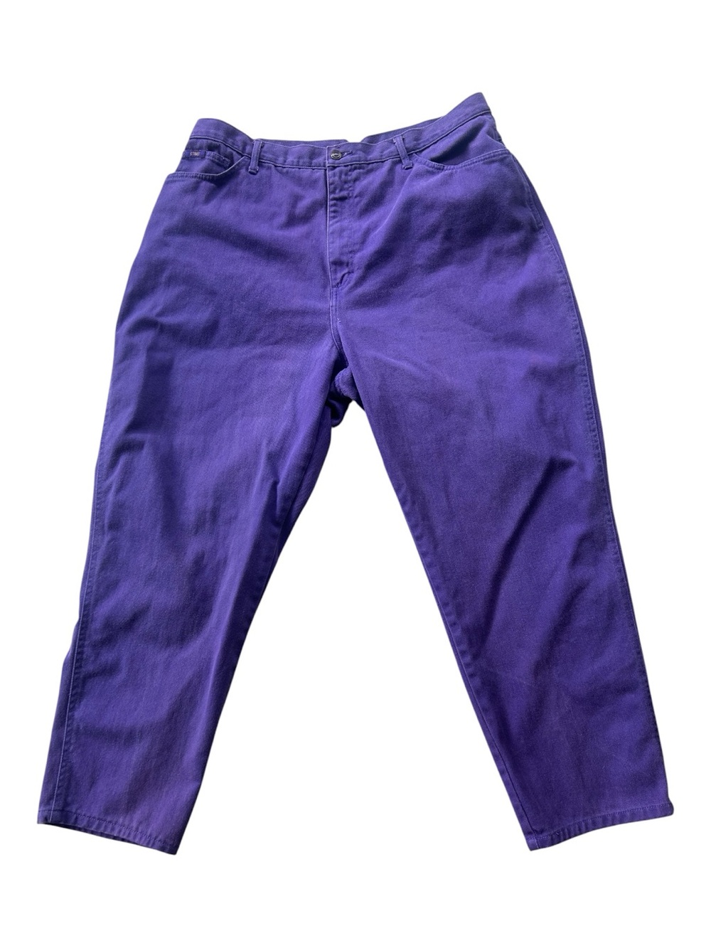 Vintage Gitano Women's Purple Jeans Sz 38/24W 5 Pocket 100% Cotton Colorful